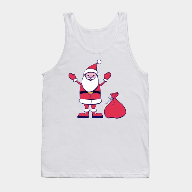 Santa Claus Christmas design Tank Top by katerinamk